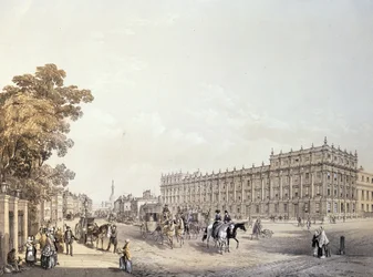 Le Trésor, Whitehall, publié par Lloyd Bros. et Co. 1852